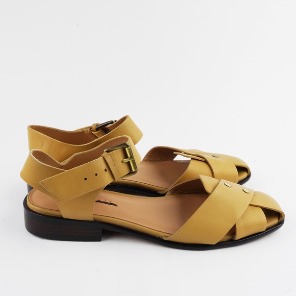 New MADEWELL Size 7.5 The Ira Sandal in Dried Straw - Picture 7 of 8